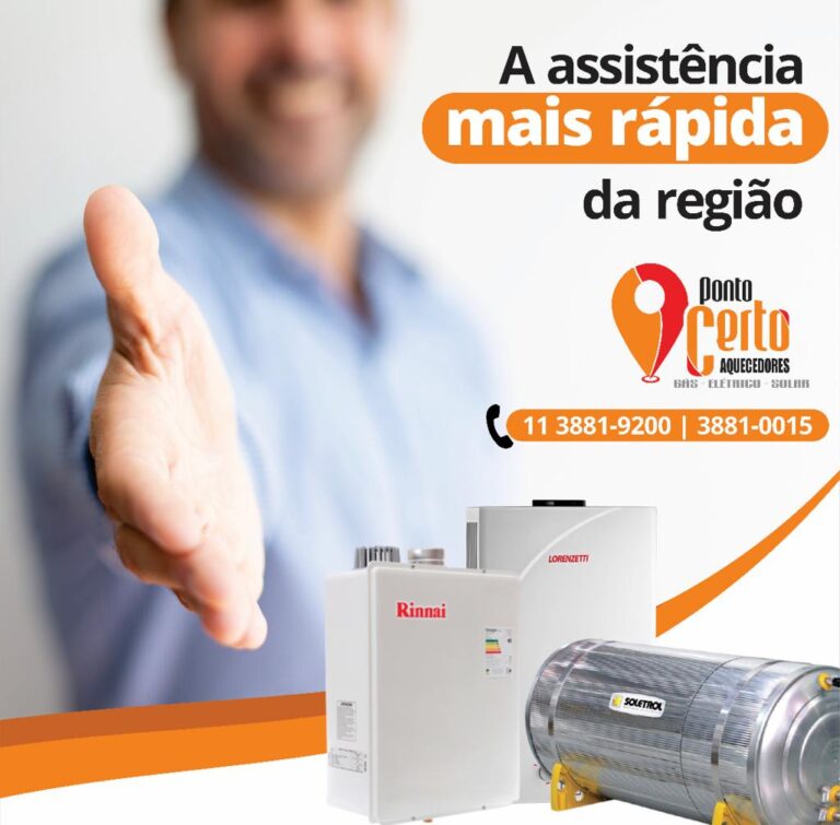 assistência técnica de aquecedores a gás