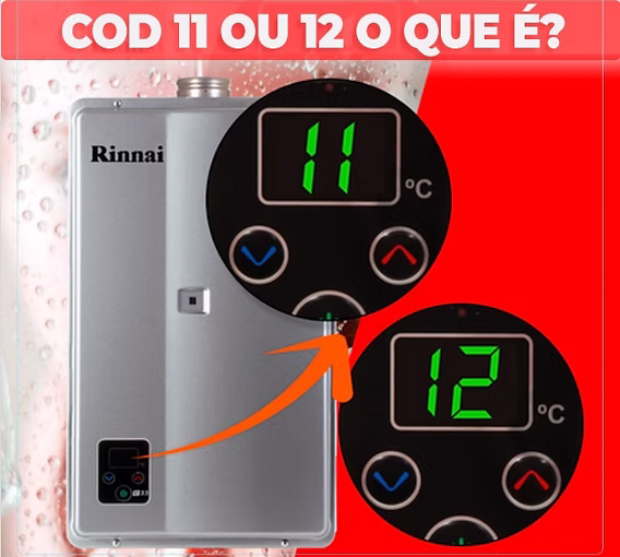 erro 11 rinnai